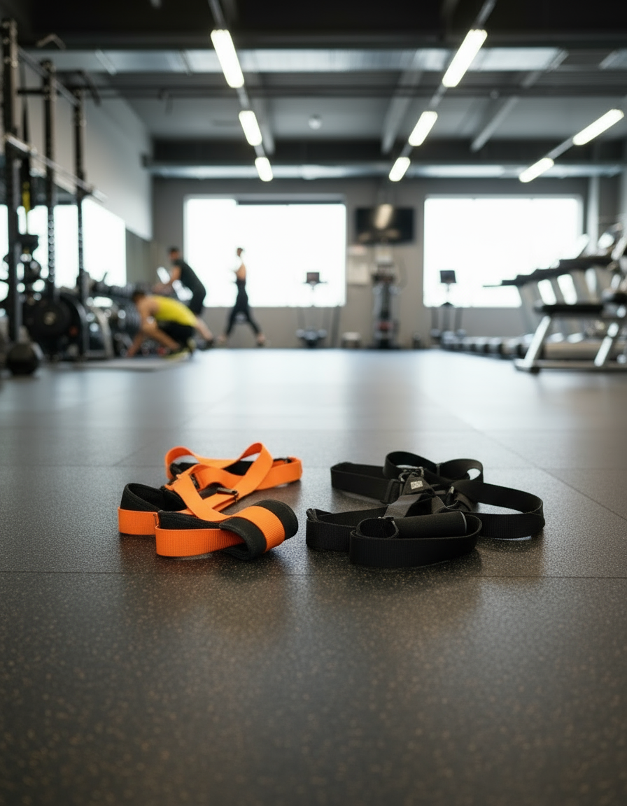 Pull Up Resistance Bands Set with Foot Support