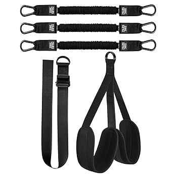 Pull Up Assist Bands with Feet Support – Heavy Duty Resistance Bands for Pull Up Bar Training