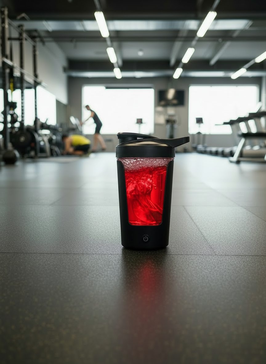 Electric shaker for mixing cocktails