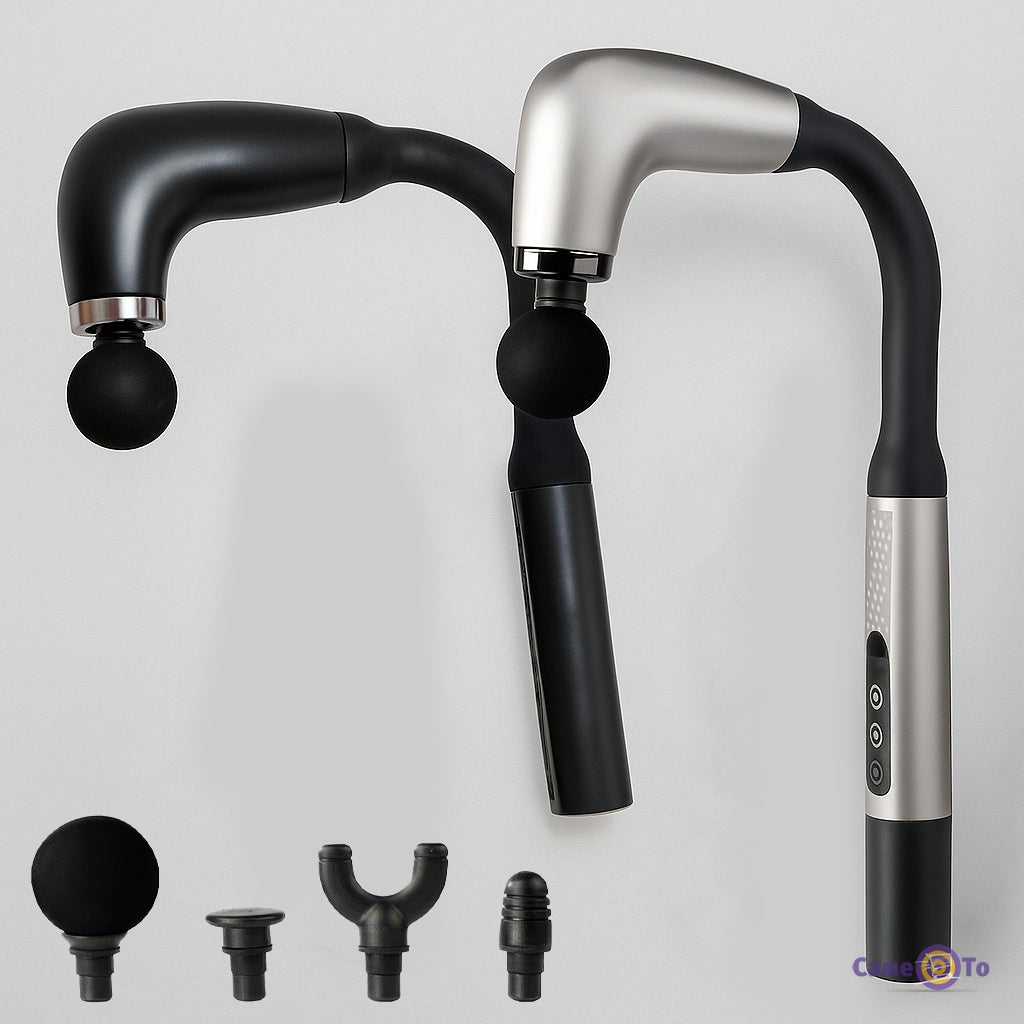 Long-Handle Massage Gun – Back & Neck Pain Relief